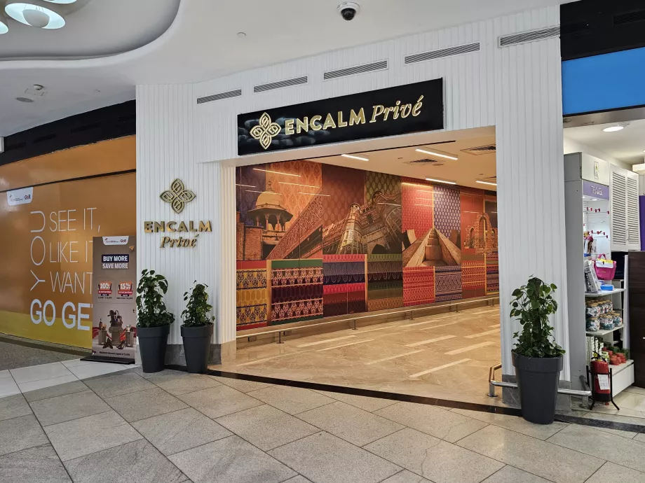 Inträde till Encalm Privé Lounge och Transit Hotel