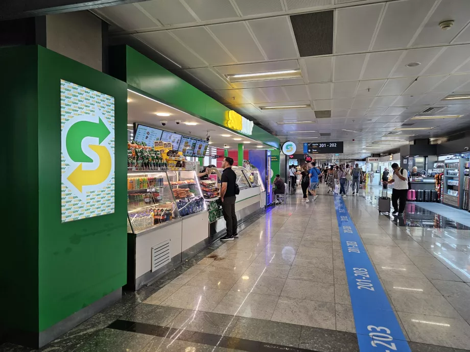 Snabbmat Subway i transitdistriktet