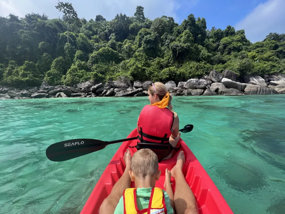 Kajakpaddling på Tioman