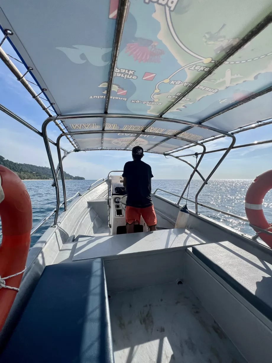 Sjötaxi till Tioman