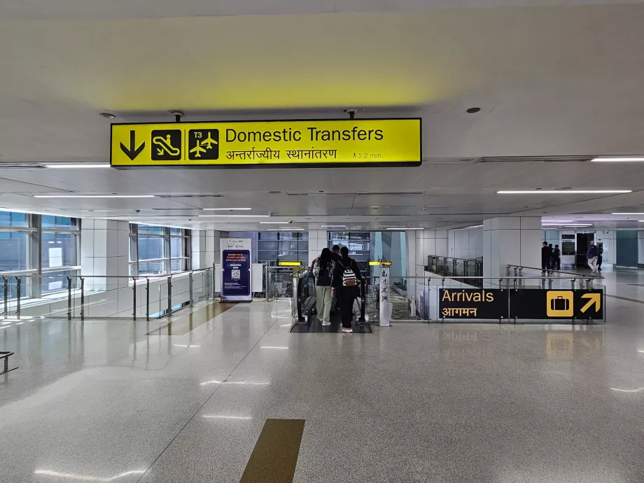 Transfer från inrikesflyg till inrikesflyg, Terminal 3