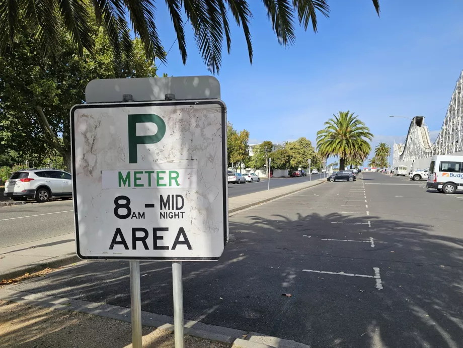Skyltar för avgiftsbelagd parkering