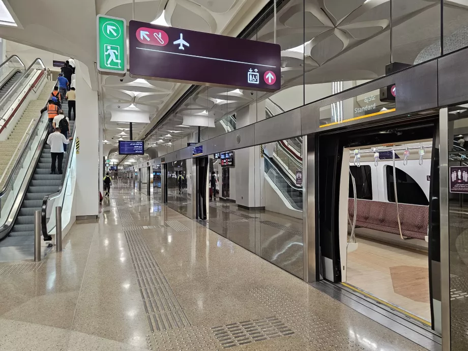 Doha flygplats tunnelbanestation