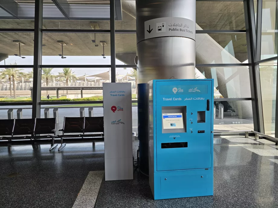 Automat för försäljning av bussbiljetter