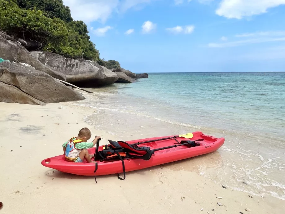 Kajakpaddling på Tioman