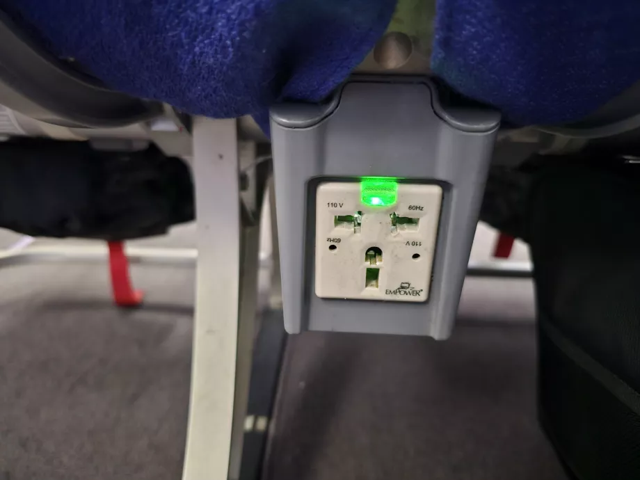 Strömuttag på Airbus A330