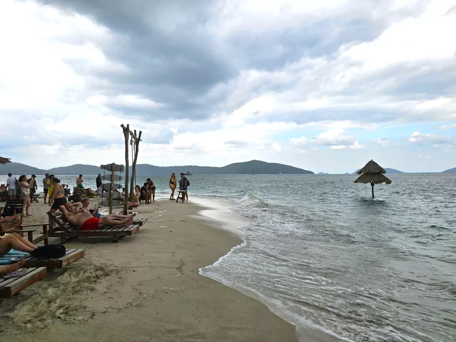 Strand på Pig Island