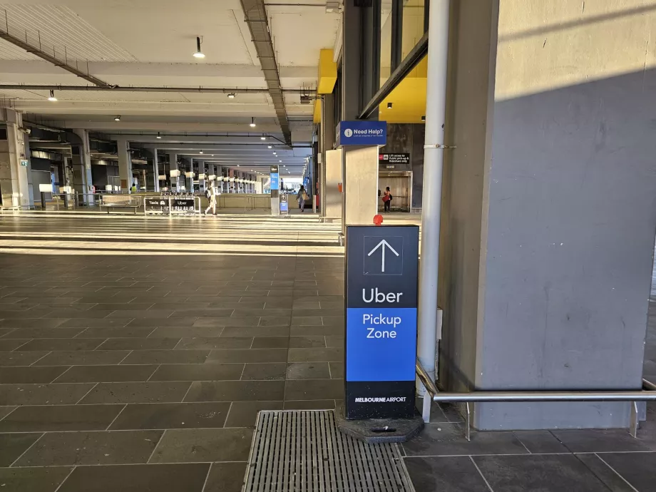 Ubers monter vid Terminal 4
