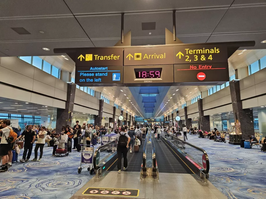 Transfer mellan flygningar