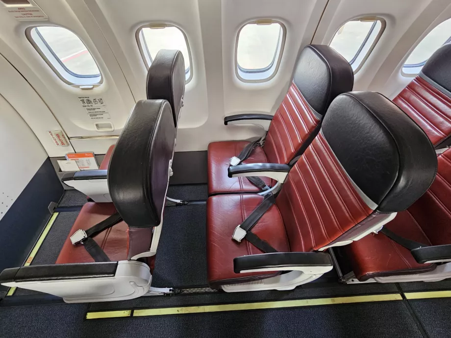 Sittplatser på ATR-flygplan