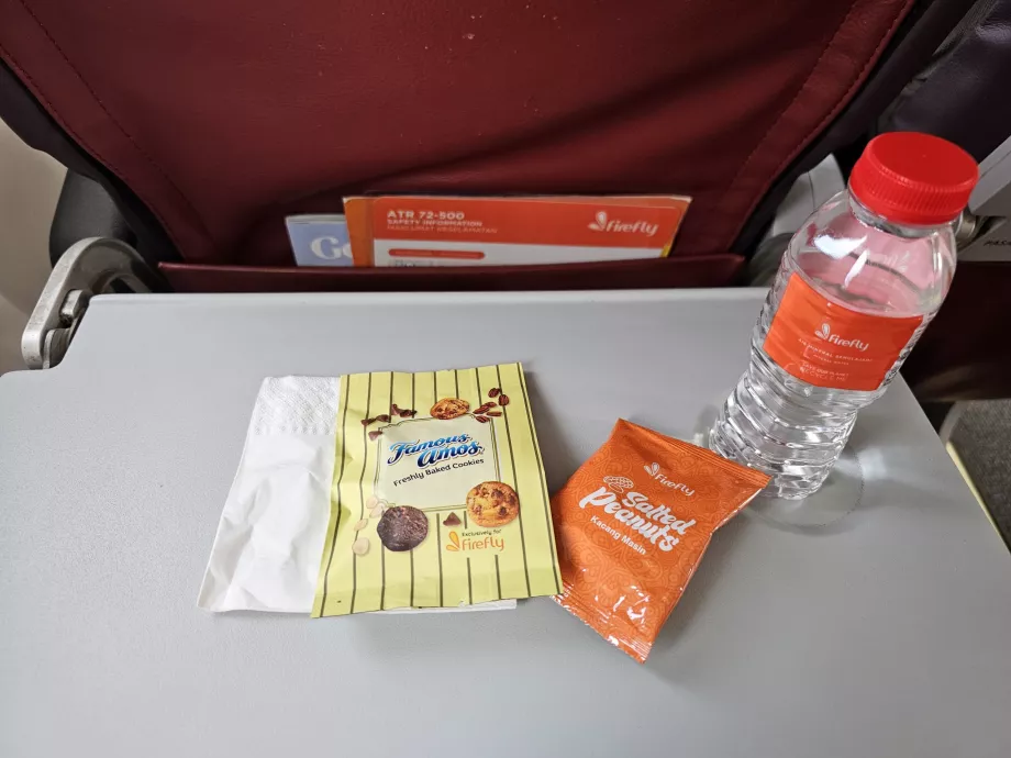 Gratis förfriskningar under flygningen