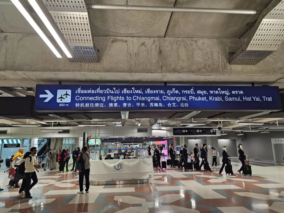 Transfer från utrikes- till inrikesflyg