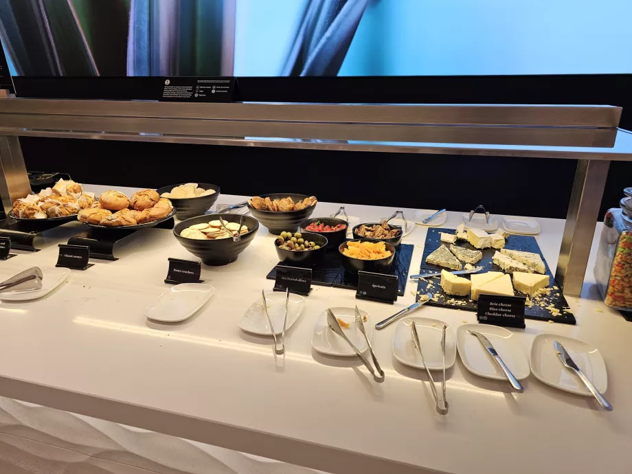 ANZ Lounge, som erbjuder salta tilltugg