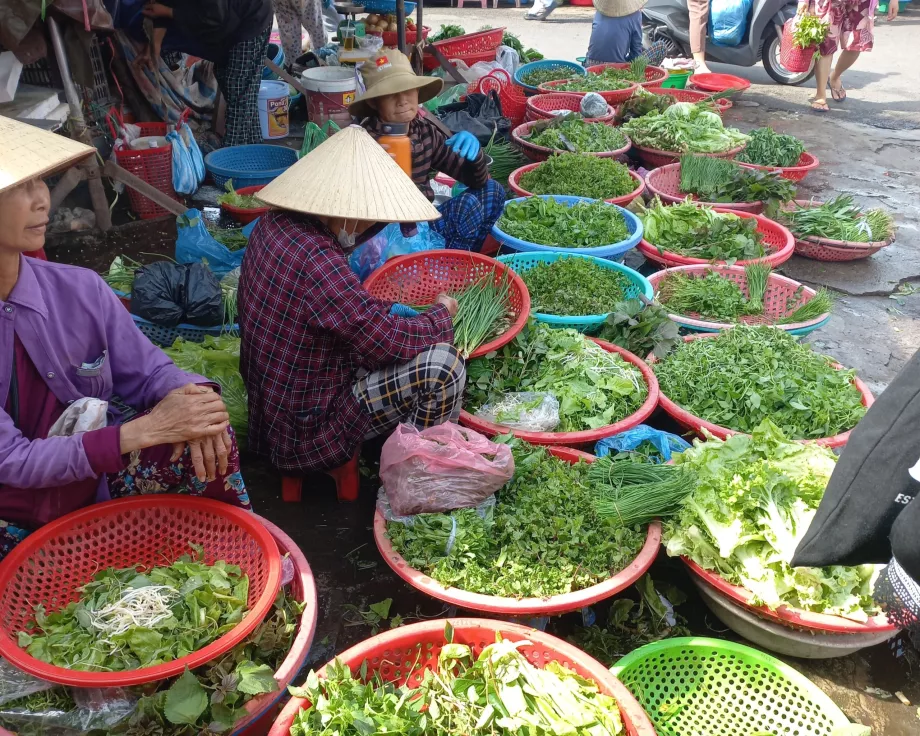 Morgonmarknad, Hoi An, Vietnam